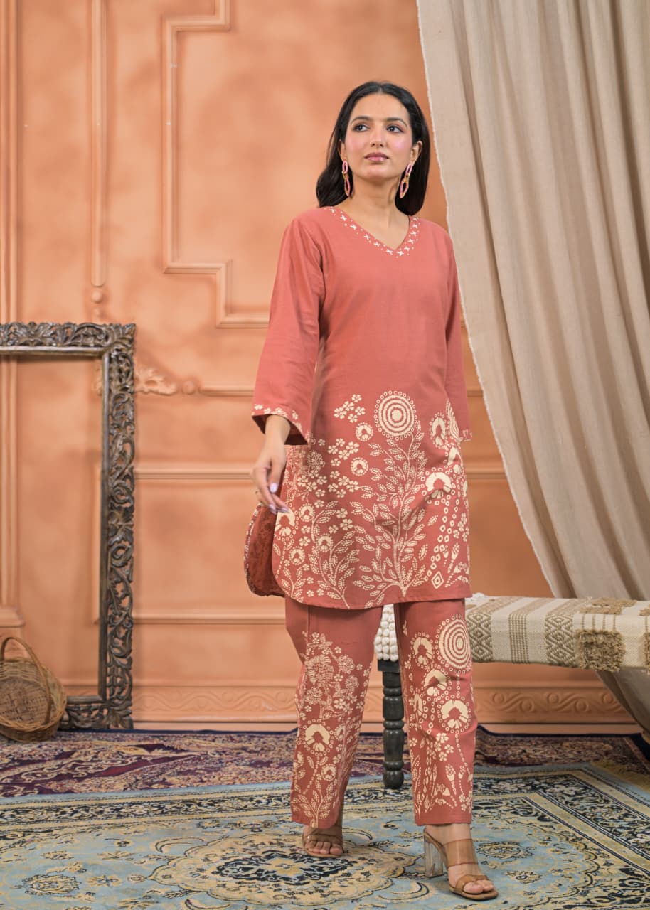 Terracotta Blossom Ensemble