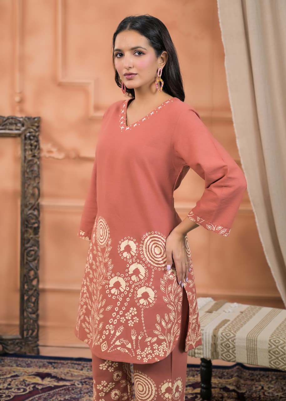Terracotta Blossom Ensemble