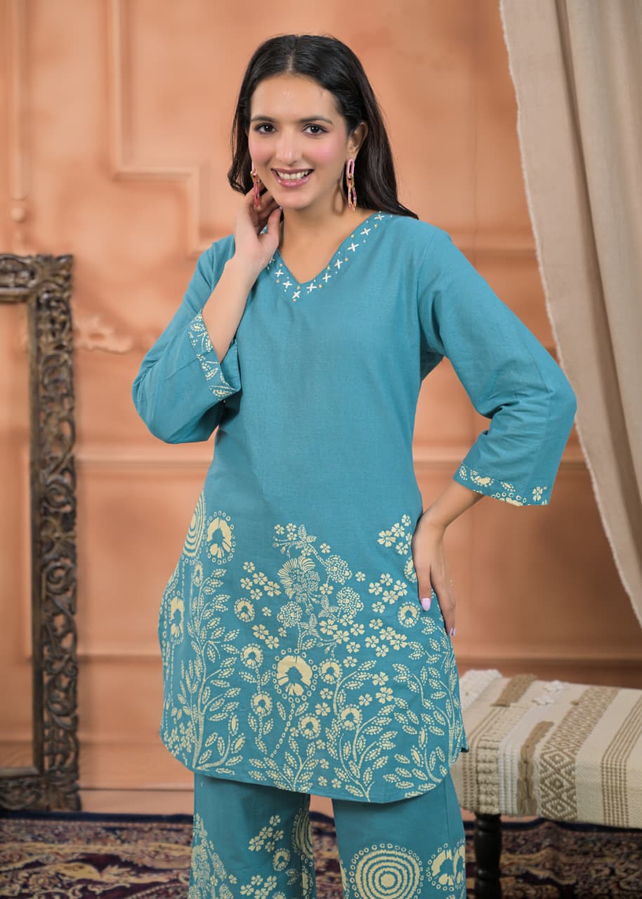 Ocean Mist Floral Set