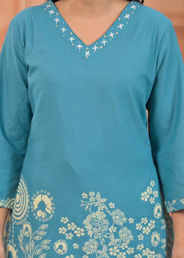 Ocean Mist Floral Set