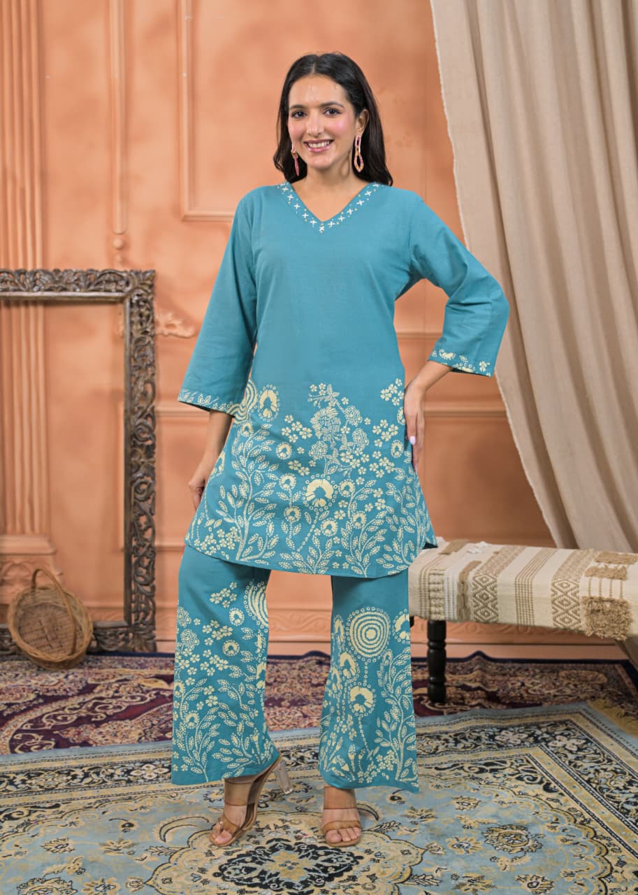 Ocean Mist Floral Set
