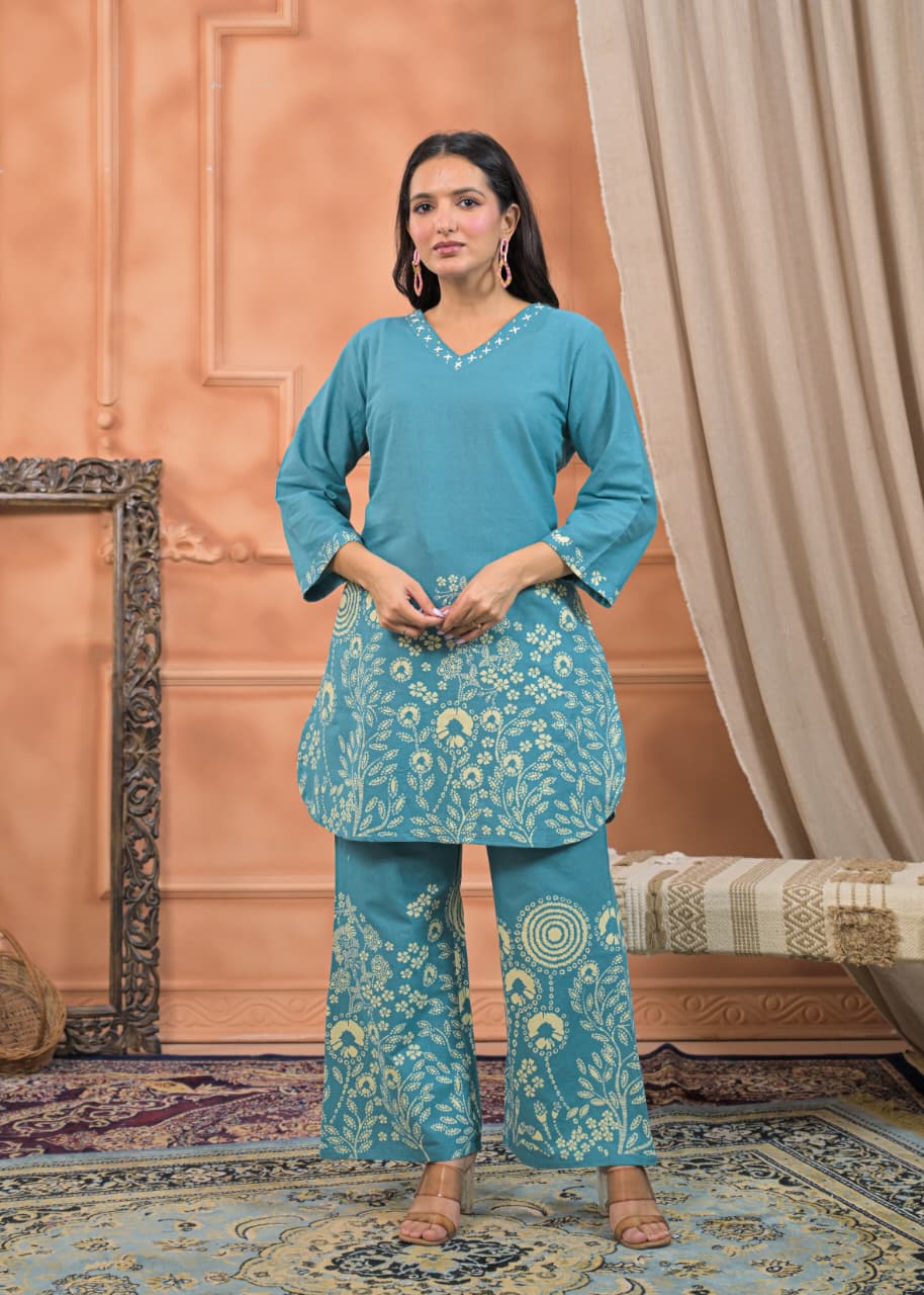 Ocean Mist Floral Set