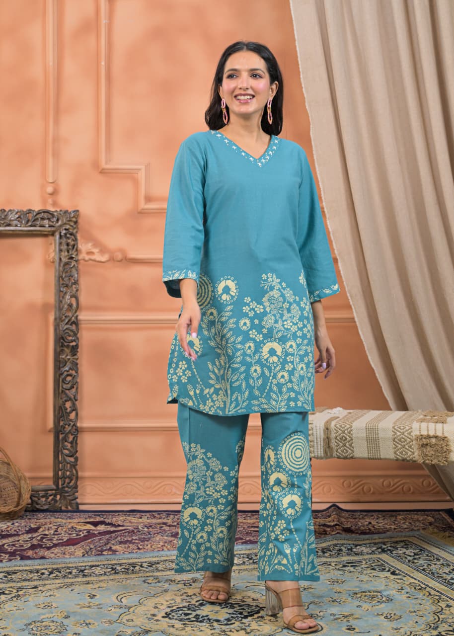 Ocean Mist Floral Set