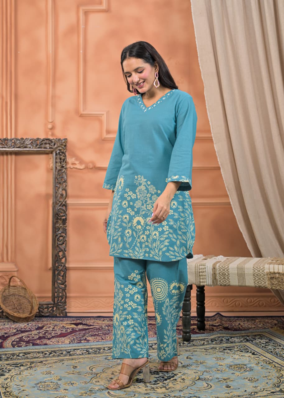 Ocean Mist Floral Set