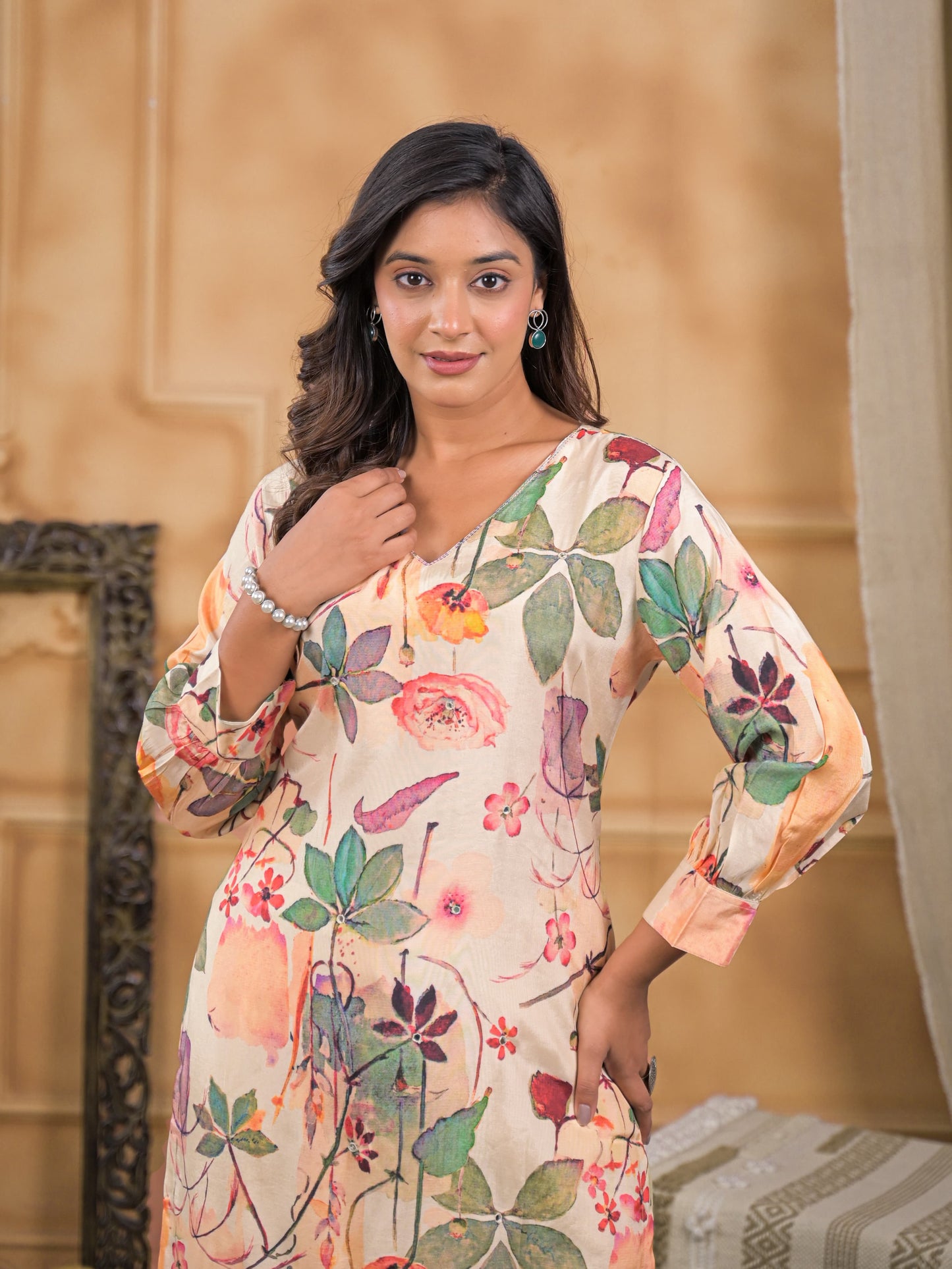 Amaira Garden Blush Kurta Set