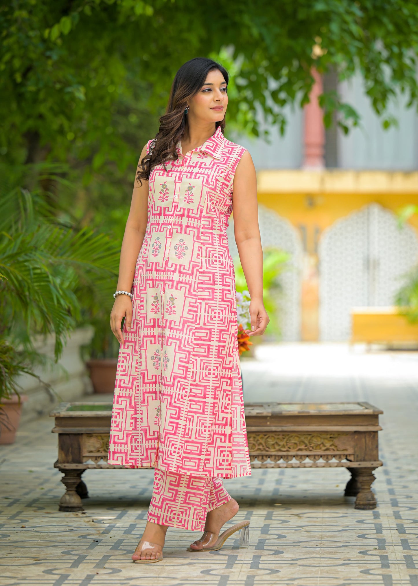 Sunny Days Pink Kurta Set