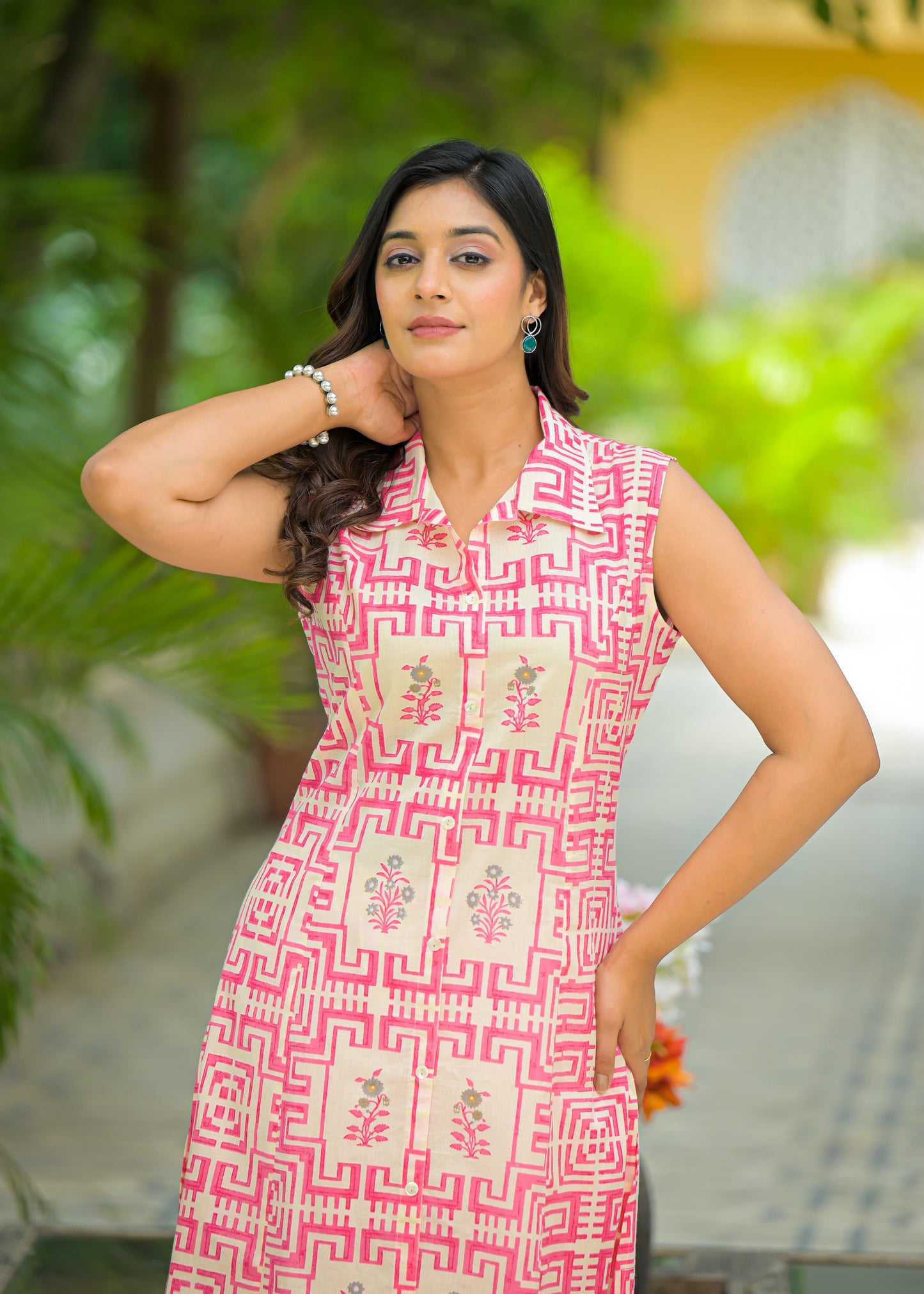 Sunny Days Pink Kurta Set
