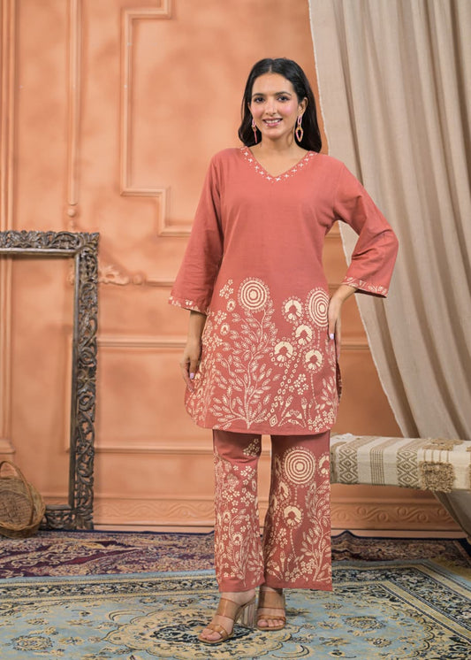 Terracotta Blossom Ensemble