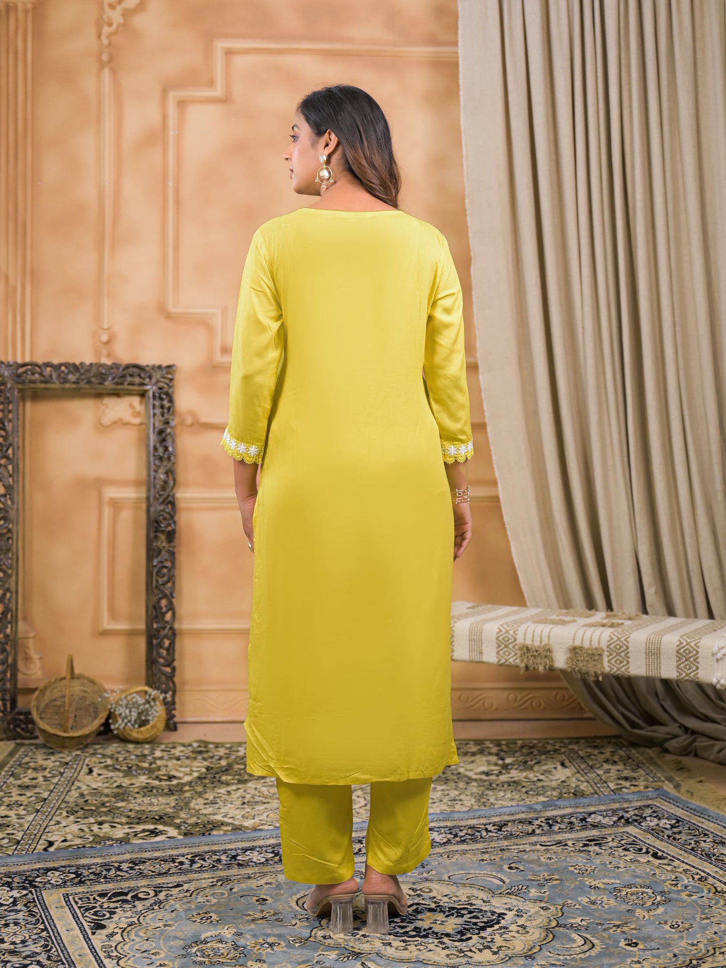 Zunaira Marigold Bloom Kurta Set
