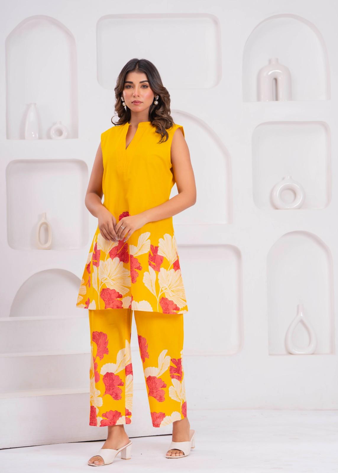 Sunny Bloom Printed Kurta Set